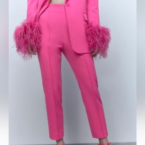 ZARA BLOGGERS FAV MINIMAL HIGH WAIST PANTS